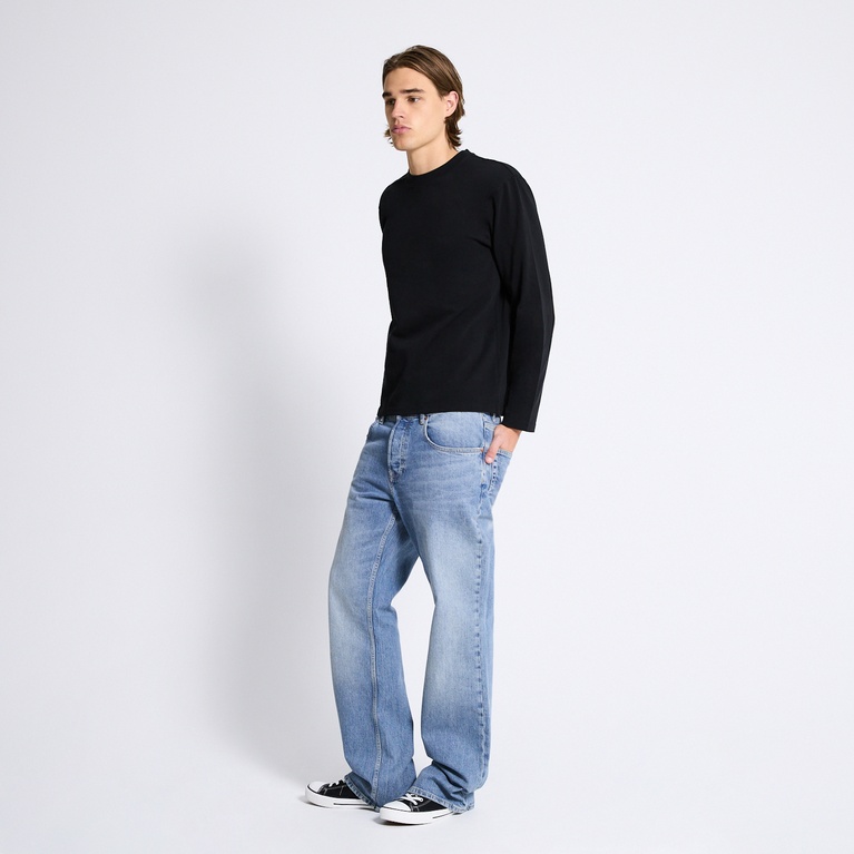 Long sleeve tee "Lion" Black